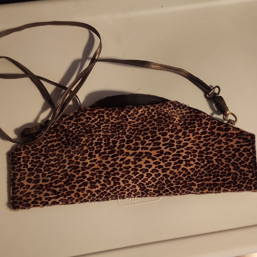 Leopard Print Crossbody Bag